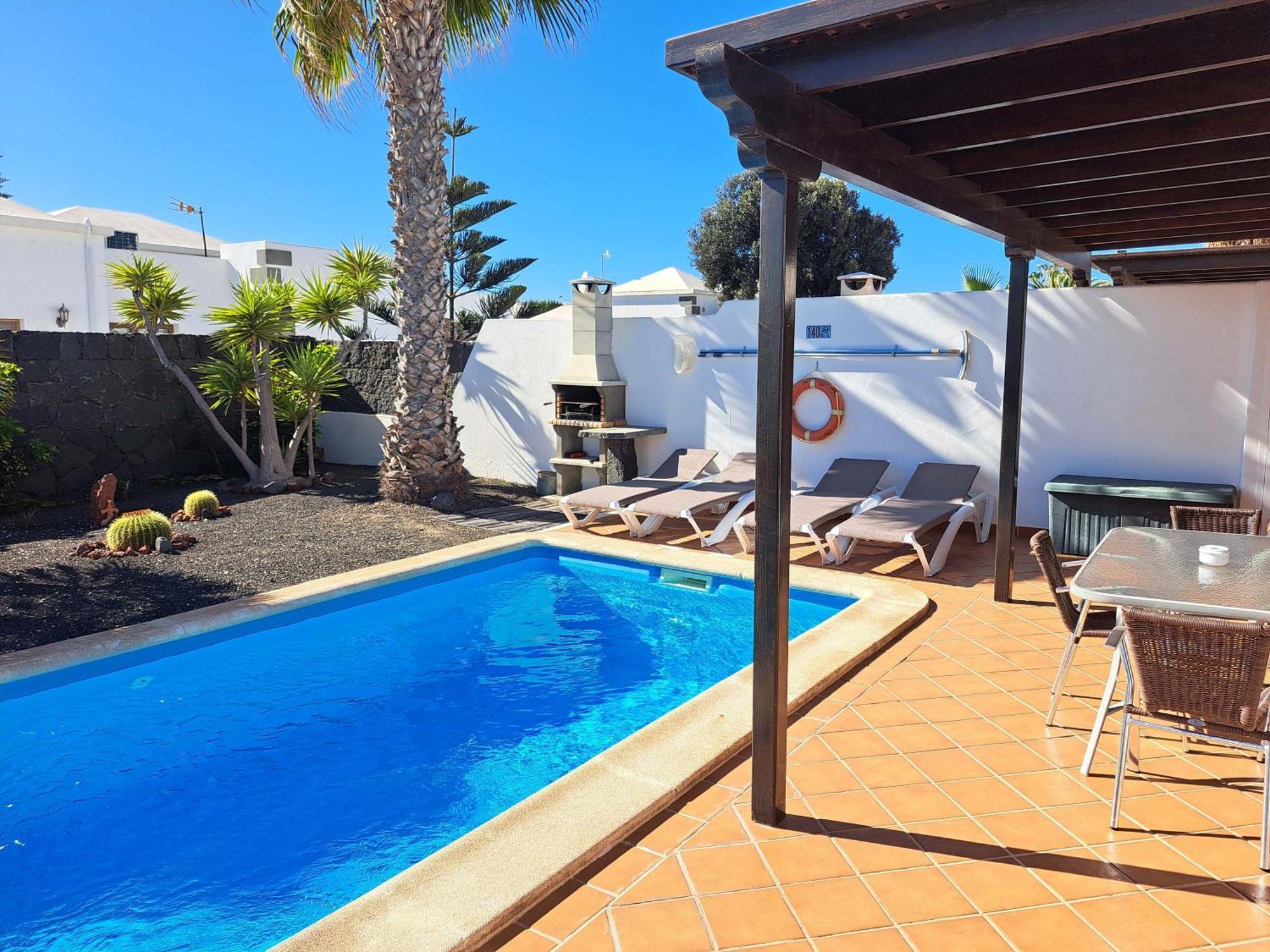 Villa De La Paz Playa Blanca  Luaran gambar
